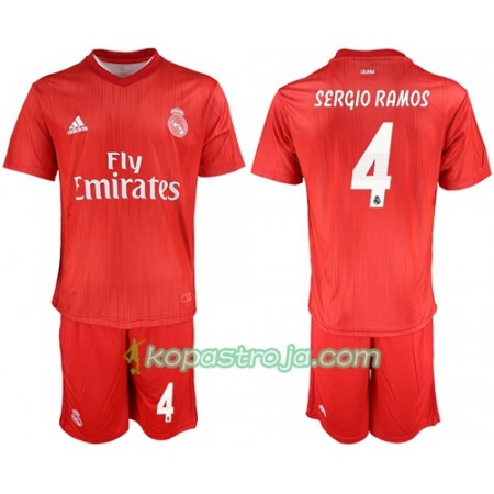 Billiga Fotbollströjor Real Madrid Sergio Ramos 4 Barn Tredje tröja 2018/19 Kortärmad